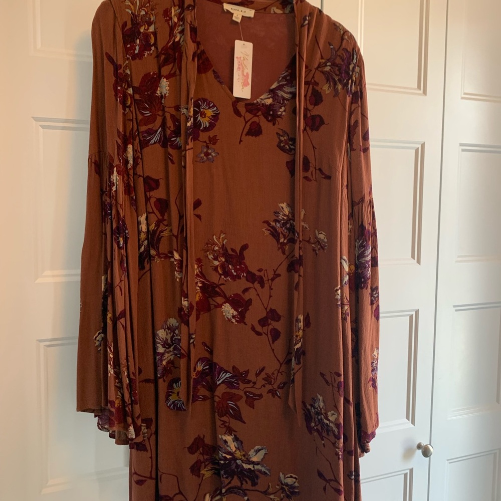 Floral Long Sleeve Dress